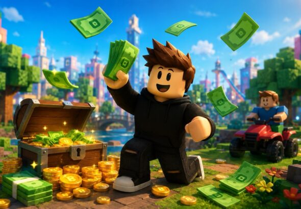 consigue dinero en robux