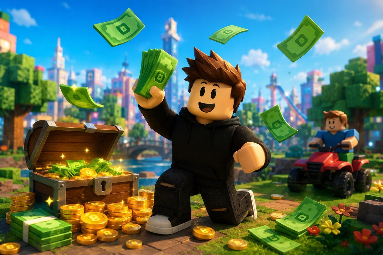 consigue dinero en robux